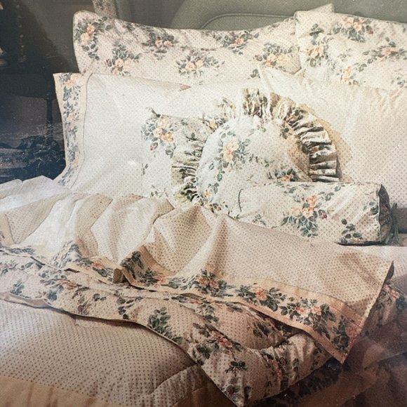 Laura Ashley Bedding Nwt Laura Ashley Serena Apricot Floral